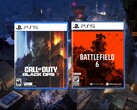 Снимки розничных коробок Call of Duty: Black Ops 7 и Battlefield 6 (Источник изображения: Amazon, Activision с правками)