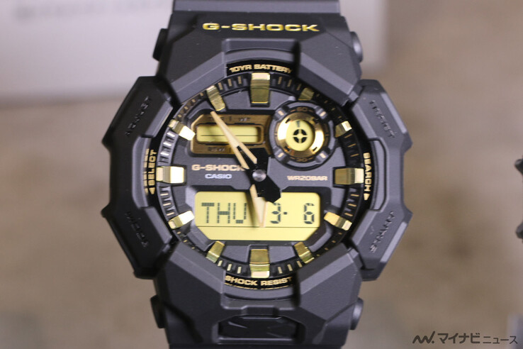 Часы Casio G-Shock GA-010GB-1A9. (Источник изображения: MyNavi News)