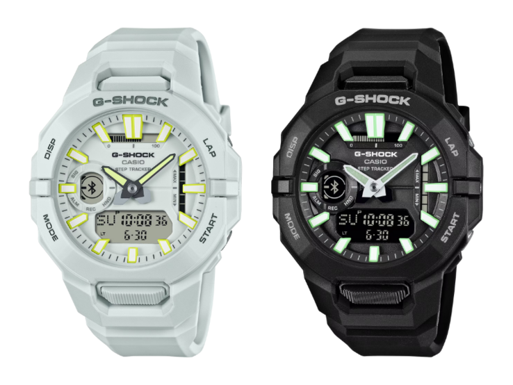 Casio G-Shock GBA950-7A (слева) и GBA950-1A (справа). (Источник изображения: Casio)