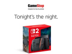 Баннер полуночного запуска Nintendo Switch 2 в магазине GameStop (Источник изображения: GameStop)