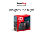 Баннер полуночного запуска Nintendo Switch 2 в магазине GameStop (Источник изображения: GameStop)
