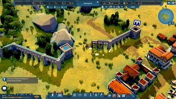 На картинке: Скриншот игрового процесса из игры Nova Roma.