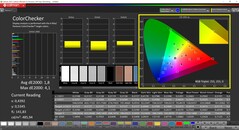 CalMAN ColorChecker (после калибровки, DCI-P3)