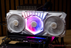 KFA2 GeForce RTX 5070 Ti HoF Gaming в объемном тесте с открытой установкой