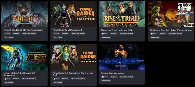 Все игры, входящие в комплект (Источник изображения: Green Man Gaming)