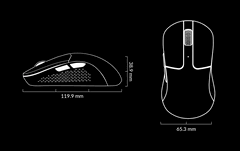 Размеры Keychron M3 Mini 8K