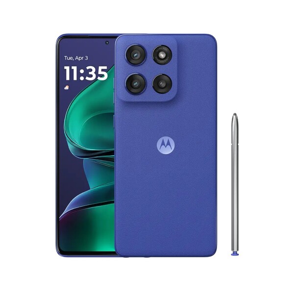 Стилус Motorola Edge 60 Stylus Pantone Surf the Web выглядит более темной версией цвета Indigo у Pixel 10. (Источник изображения: Motorola)