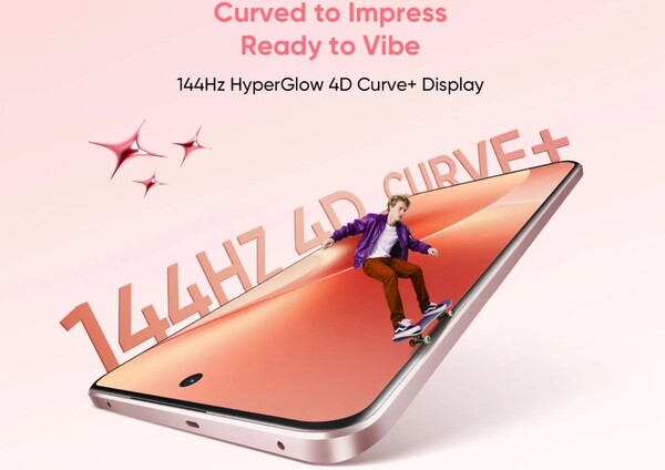 Realme 15 будет иметь частоту обновления 144 Гц, как и Realme 15 Pro. (Источник изображения: Realme) 