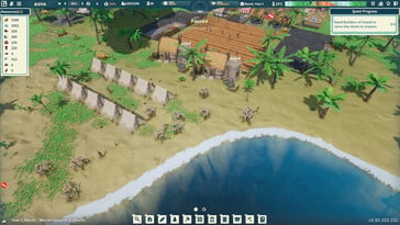 На снимке: скриншот игрового процесса из игры «Settlement Survival».