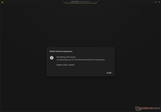GeForce Experience так и не запустился