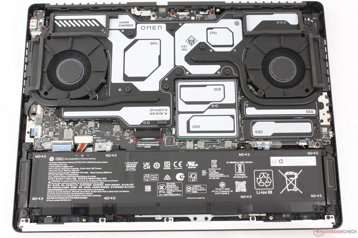 Внутреннее устройство Omen Max 16 2025