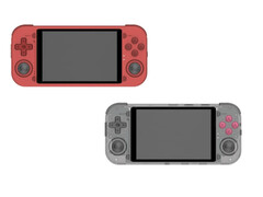 На данный момент были показаны различные цветовые концепции Powkiddy RGB50, включая эти полупрозрачные и красные варианты. (Источник изображения: James Dewitz - отредактировано)