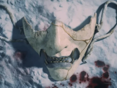 Маска Ацу из трейлера PlayStation State of Play от Ghost of Yotei (изображения из источника: PlayStation YT)