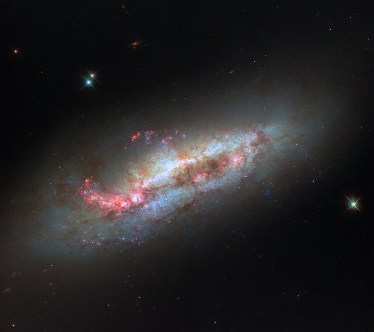 Изображение NGC 1151, полученное Хабблом (Источник изображения: ESA/Hubble, NASA и D. Thilker)