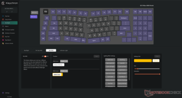 Возможности настройки зоны Keychron Launcher RGB. 