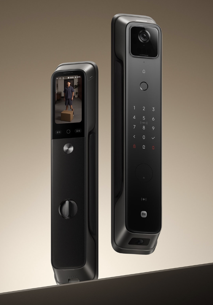 Xiaomi Smart Door Lock 4 Pro Dual Camera Edition. (Источник изображения: Xiaomi)