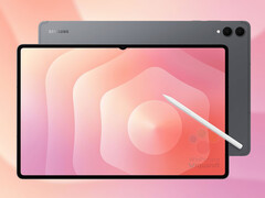 Планшет Galaxy Tab S11 Ultra в одном из предполагаемых цветов. (Источник изображения: via WinFuture - отредактировано)
