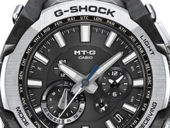 На фотографии - крупный план циферблата Casio MTG-B4000-1AJF. Ожидается, что грядущая модель MTG-B4000D сохранит большинство аспектов этого дизайна циферблата. (Источник изображения: Casio)