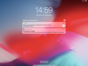 Экран блокировки в iOS 12 на новом iPad Pro 12.9