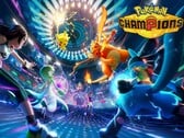 В официальном рекламном изображении игры «Pokémon Champions» в центре внимания находятся напряжённые тактические сражения.