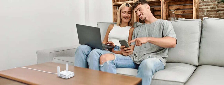 ...и дома при подключении к модему (Источник изображения: Asus)