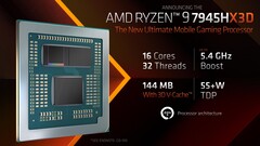 Первый мобильный процессор AMD с 3D кэш-памятью (Изображение: AMD)