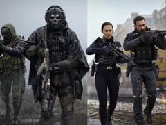 Гост, капитан Прайс и другие заметные персонажи, присутствующие в игре «Call of Duty: Modern Warfare 2».
