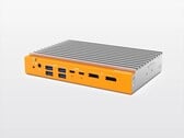 Безвентиляторный мини-ПК OnLogic Helix 320 может оснащаться процессором Intel с числом ядер до 8 и имеет алюминиевый корпус серебристого цвета с оранжевой передней панелью