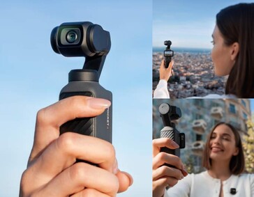 Маркетинговые снимки DJI Osmo Pocket 4 из Барселоны.