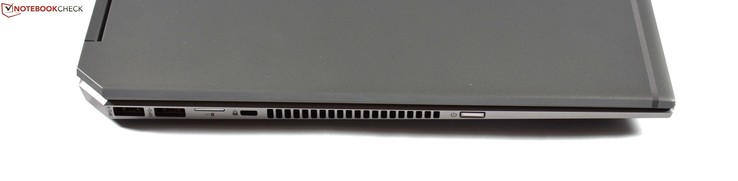 слева: 2x USB 3.0, слот SIM, слот замка Kensington