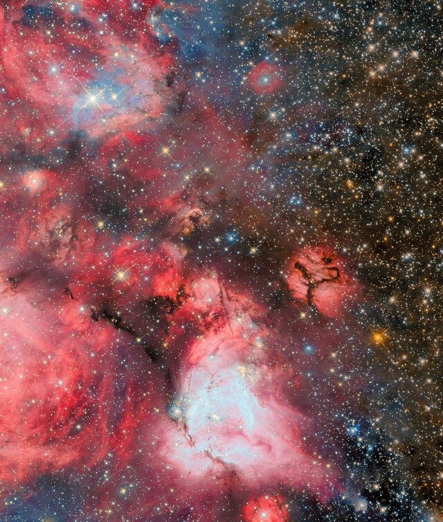 Изображение N159, полученное Хабблом (Источник изображения: ESA/Hubble, NASA и R. Indebetouw)