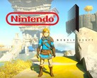 Линк изображен в игре Zelda под логотипами Nintendo и Monolith Soft (Источник изображения: Nintendo, Monolith Soft с правкой)