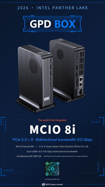 Мини-ПК Box с питанием от Panther Lake и MCIO (машинный перевод)