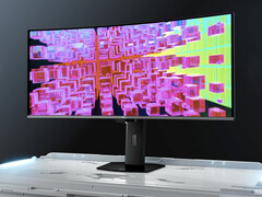 Монитор MSI MPG 341CQR должен обеспечивать яркость 500 нит на 10% панели (10% APL) благодаря новой QD-OLED панели 5-го поколения. (Источник изображения: MSI)