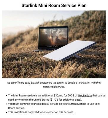 Предложение Starlink Mini Roam