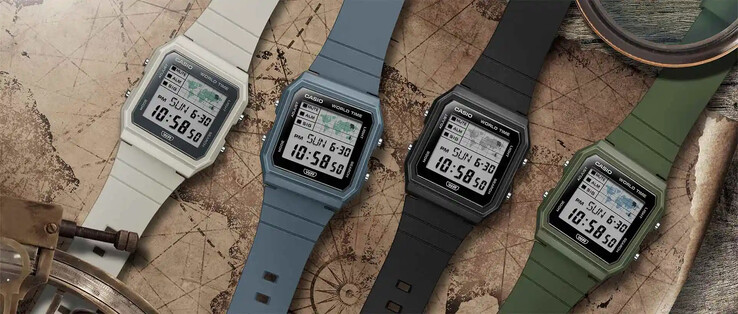 Часы Casio LF-30W выпускаются в четырех цветах. (Источник изображения: Casio)