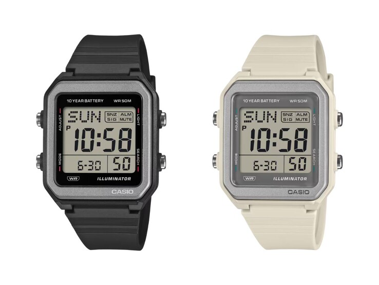Часы Casio W221H-1AV (слева) и W221H-8AV (справа)