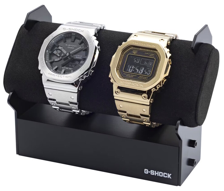 Держатели для часов G-Shock выпускаются в вариантах для одних и двух часов. (Источник изображения: Casio)
