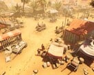 Изображение, на котором запечатлен военный лагерь в игре «Expeditions: Rome».
