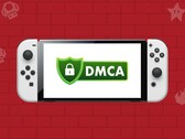 Nintendo Switch OLED-дисплей с логотипом DMCA