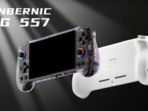 Игровой карманный компьютер Anbernic RG 557 будет доступен в двух цветах - фиолетовом и белом. (Источник изображения: Anbernic)