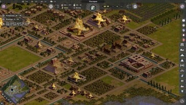 На изображении: скриншот игрового процесса из игры «Tlatoani: Aztec Cities».
