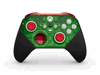 Беспроводной контроллер Xbox Elite Wireless Controller Series 2 Core в зеленом и красном цветах.