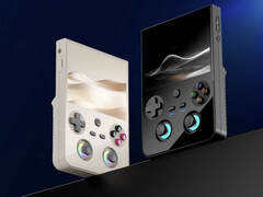 Anbernic RG477V в двух стартовых цветах. (Источник изображения: Anbernic - отредактировано)