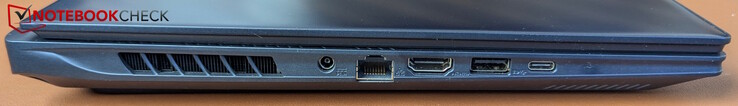 Слева: питание, LAN, HDMI 2.1, USB-A 3.2 Gen 2, USB-C с Thunderbolt 5 (PD 3.0, DP 2.1, USB 4)