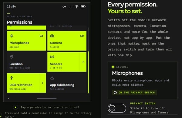 BraxOS основана на Android, но имеет множество функций для защиты конфиденциальности.