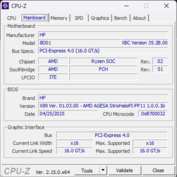 Материнская плата CPU-Z