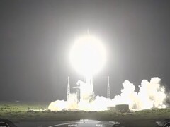 Изображение ракеты Falcon 9 во время запуска (Источник изображения: NASA; обрезано)