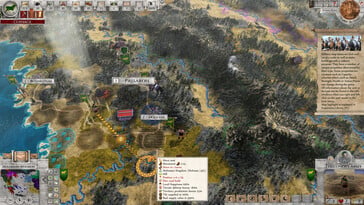 На изображении: скриншот игрового процесса из игры «Imperiums: Greek Wars».