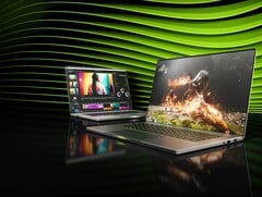Рекламное изображение ноутбуков с графическими процессорами серии RTX 50. (Источник изображения: Nvidia)